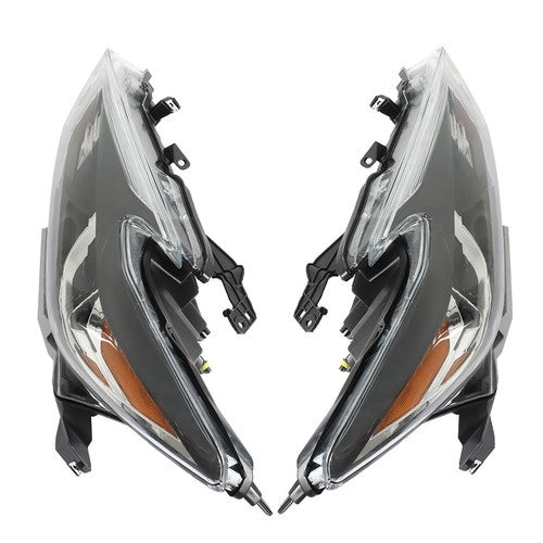 For Maxima S|SL|SV 2016-2017 18 Headlights Clear Lens LH+RH Pair Housing Chrome