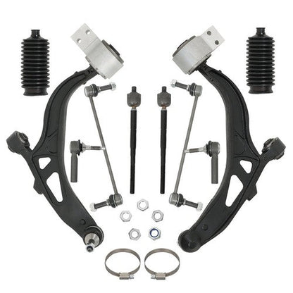 For Ford Taurus Flex Lincoln 10Pcs Front Lower Control Arms Sway Bars Tie Rods