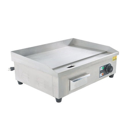 Commercial Electric Griddle 1600W 22" Stainless Steel Flat Grill 50-300℃