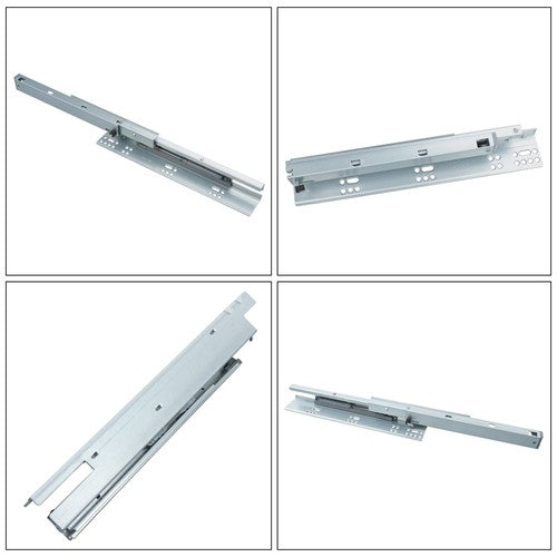 1 Pairs Undermount Drawer Slides 12 inch Undermount Soft Close Drawer Slides
