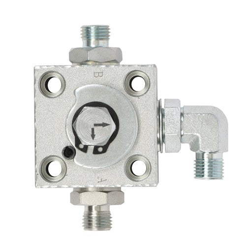 Three Way Diverter Valve For Mini Excavator Hydraulic Connection Block Full Kit