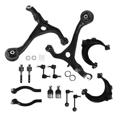 For Acura TSX K620617 Front Upper Lower Control Arms Rear Sway Bars Kit 14pcs