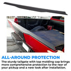 Rear Tailgate Cap Top Spoiler Cover Trim for 2004-2012 Nissan Titan