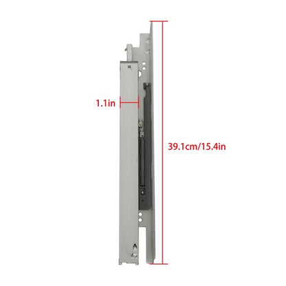 4 Pairs Undermount Drawer Slides 15 inch Undermount Soft Close Drawer Slides