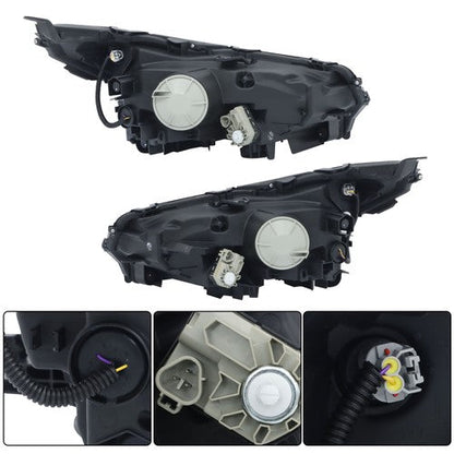 LED+Halogen w/Sport Pkg For 2015-2017 Lexus NX200t Headlights Passenger+Driver