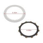 Plates Kit For Suzuki QuadSport Z400 2003-2014 Heavy Duty Clutch Friction Steel