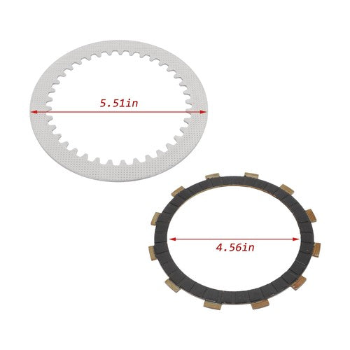 Plates Kit For Suzuki QuadSport Z400 2003-2014 Heavy Duty Clutch Friction Steel
