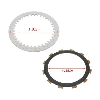 Plates Kit For Suzuki QuadSport Z400 2003-2014 Heavy Duty Clutch Friction Steel