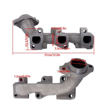 For Dodge Nitro Jeep Grand Cherokee Liberty Right Exhaust Manifold w/ Gasket Kit
