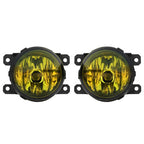 For Ford Focus 2012-2014 Yellow Glass Lens Front Bumper Fog Lights Lamps w/ Bulb