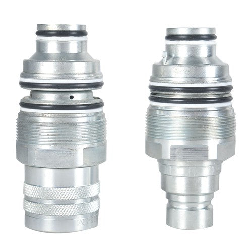 For Bobcat Telescopic Handler(s) Male & Female Flat Face Coupler Kit New