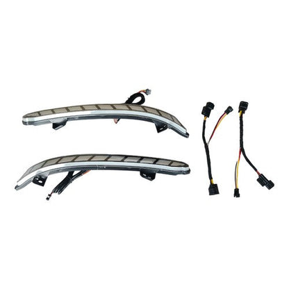 Clear Lens Dynamic Rear Bumper LED Reflector 2PCS for Honda Accord 2018 2022