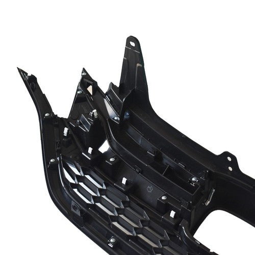 Front Grille Upper Trim & Lower Grille For Honda CRV 2015-2016 Black Plastic