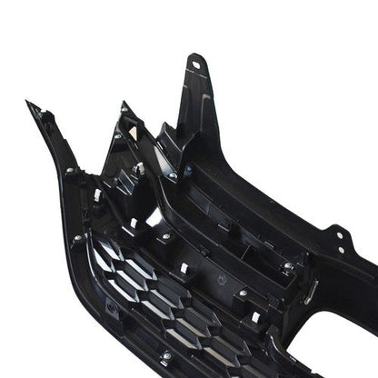 Front Grille Upper Trim & Lower Grille For Honda CRV 2015-2016 Black Plastic