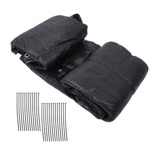 4FT by 25FT Heavy Duty Garden Privacy Fence Barrier Net With Zip Ties