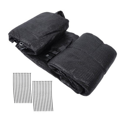 4FT by 25FT Heavy Duty Garden Privacy Fence Barrier Net With Zip Ties