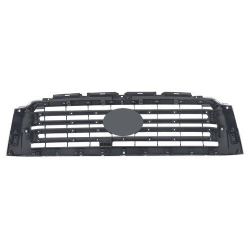 Front Bumper Upper Grille Chrome New Fit For Toyota Sequoia 2018 19-22 Plastic