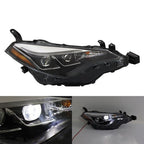 Headlight Assembly Projector For Toyota Corolla 2017-2019 Halogen Black Right