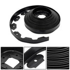 40FT Garden Edge Lawn Grass Stone Isolation Strip 16pcs Anchoring Spik New