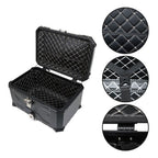 65L Black Motorcycle Tour Tail Box With Security Lock Waterproof Top Case