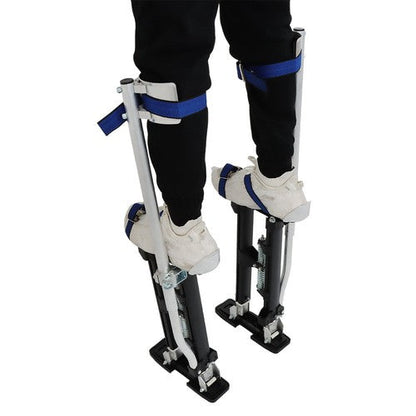 18"-30" Stilt Aluminum Alloy Stilts Adjustable Drywall Stilt Painting Tool Black