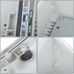 NEMA Type 3 Fiberglass electrical enclosure 20×16×8" IP65 Outdoor Electrical Box