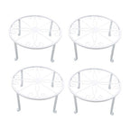 4PCS Plant Stand for Flower Pot Potted Holder Indoor Outdoor Metal 9in