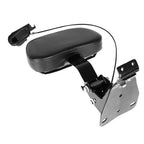 Fit For Touring FLHT FLHX Adjustable Rider Driver Backrest Pad W/Mounting Kit