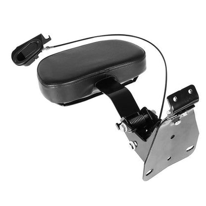 Fit For Touring FLHT FLHX Adjustable Rider Driver Backrest Pad W/Mounting Kit
