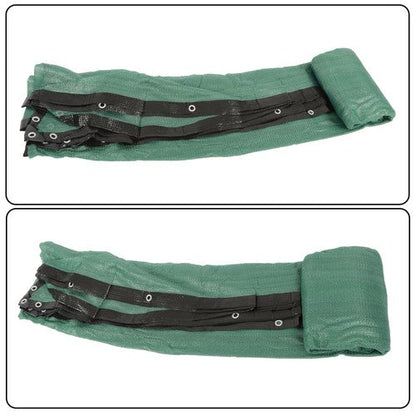 dark green 6FTx50FT garden privacy fence heavy duty barrier net with zip ties