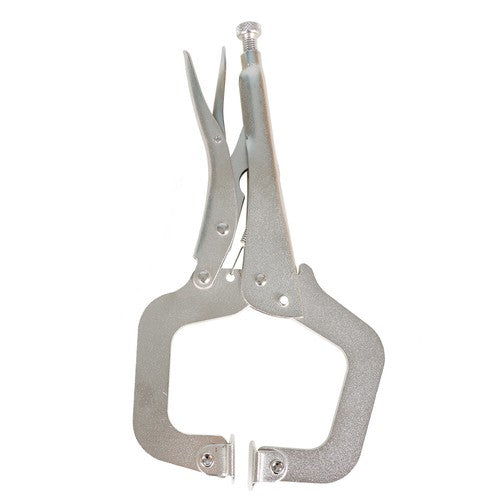 10 pc 11" Swivel Pad Locking C-Clamp Locking Pliers Entrained Rotary Gasket US
