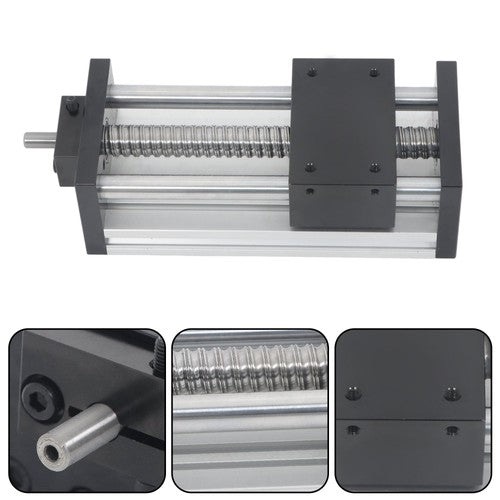 Dual Slide Linear Module Sliding Table SFU1605 Ballscrew 100mm Effective Linear