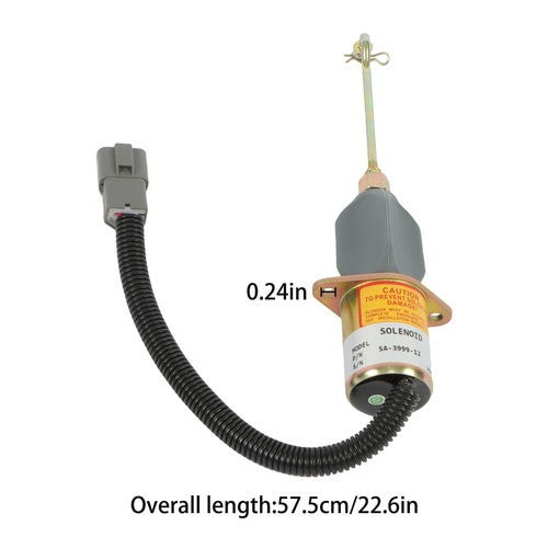 12V Solenoid SA-4014-12 RSV1752ES-12LULB1S5NKKI For Cummins For Mitsubishi