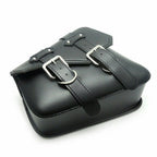 New For Sportster 883 Dyna Moto PU Leather Luggage Tool Saddlebag Saddle Bags