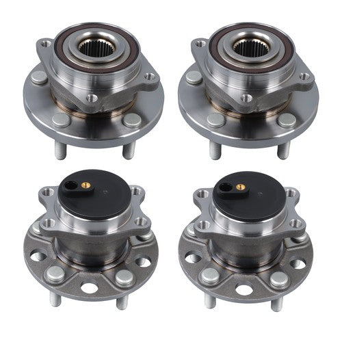4× Front Rear Wheel Hub Bearings For Chrysler 200 Dodge Avenger 2011-2014 FWD