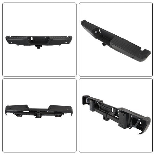 Primered Rear Step Bumper Assembly For Ford F-150 2015-2020 w/ Park & Tow