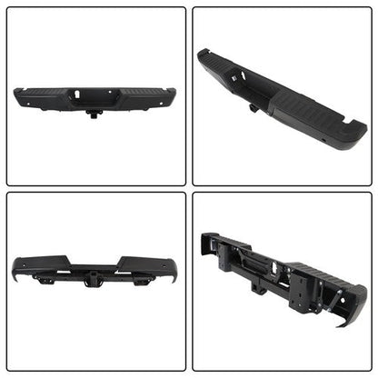 Primered Rear Step Bumper Assembly For Ford F-150 2015-2020 w/ Park & Tow