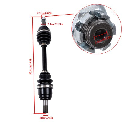 Fit For Honda Foreman Rubicon Rincon 500 680 Front Left CV Axle Drive Shaft