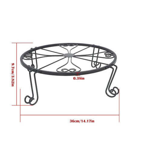 2 Pack Plant Stand For Flower Pot Heavy Duty Flower Pot Round Supports Rack