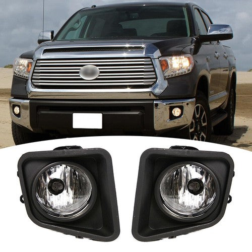 Fog Lights Pair Front Bumper Driving Lamp for 2014-2021 for Toyota Tundra