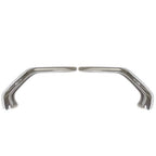 ABS Chrome Front Upper Grille Mesh Cover Trim For Toyota RAV4 2019-2024 2025 2x