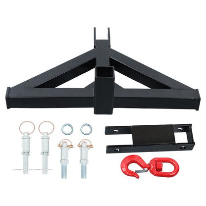 Quick Hitch Multi Compatible with Towing Hook 3 Point Trailer Hitch 2 Receiver