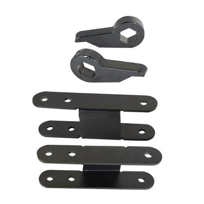 Fit For Chevy S10 GMC Sonoma Black 1-3'' Torsion Keys Rear Shackles Lift Kit 4x4