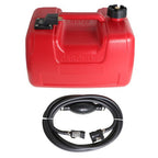 New 3 Gallon 12L Boat Fuel Tank Marine Outboard Motor Fuel Tank w/Connector US