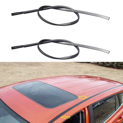 Black Roof Trim Molding Kit 2PCS for Toyota for Corolla 2008 2013