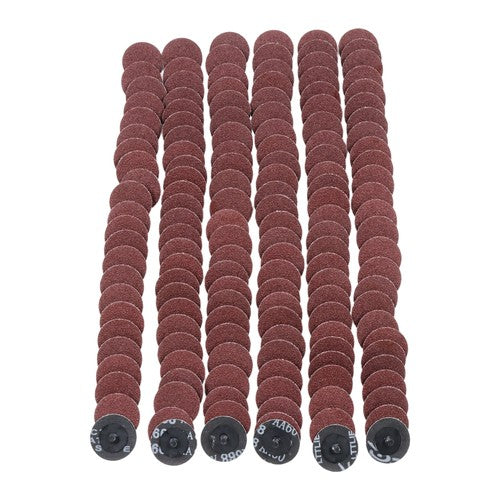 150 Pcs 2 Inch Torque Sanding Discs 60 Grit Roll Lock Die Grinder Sanding Discs