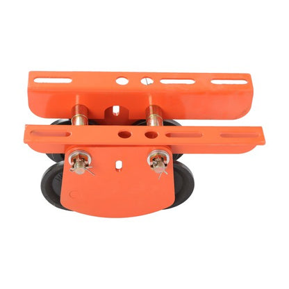 2200lbs/1 Ton I-Beam Manual Trolley Double Wheels 2.68"-4.33" Adjustable