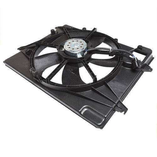 Fit For 2015-2017 Sonata 2.4L Plastic Radiator AC Condenser Cooling Fan Assembly