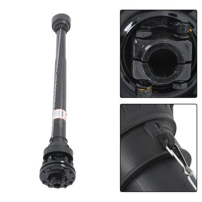 47-67" T6 PTO Shaft PTO Drive Shaft 1-3/8" x 6 Spline End w/Slip Clutch New