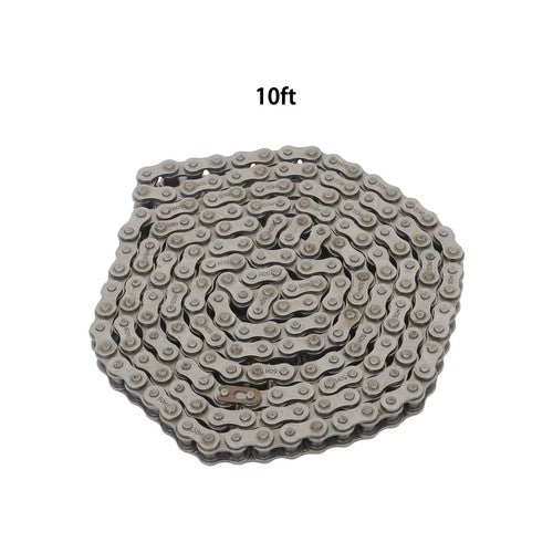 50H Heavy Duty Roller Chain 10 Feet w/Connecting Link with 2 connectors
